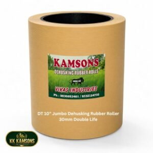 Jumbo Dehusking Rubber Roller DT 10" – 30mm Double Life
