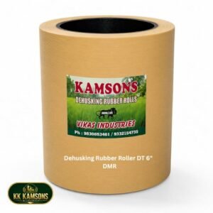 Dehusking Rubber Roller DT 6" - DMR
